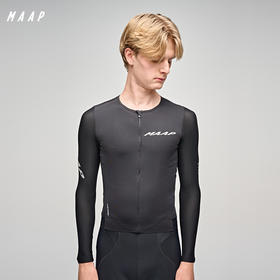 MAAP 男士 Emerge LS Jersey 灰标黑 长袖骑行服