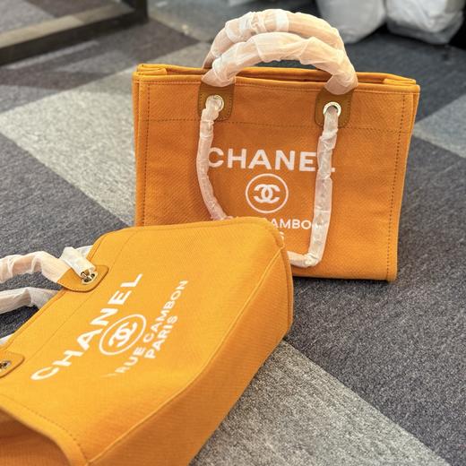 香家橘色帆布沙滩包 商品图13