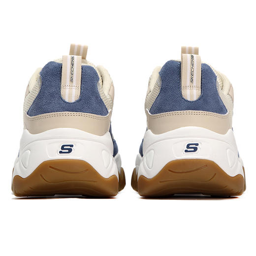 斯凯奇D'LITES系列  男士棕褐色熊猫鞋 时尚绑带运动鞋 商品图1