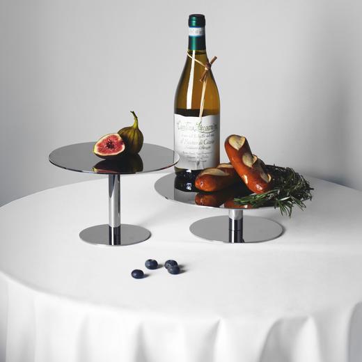 HD流光精抛不锈钢高脚点心盘 RESONG日诵家居 果盘 商品图2