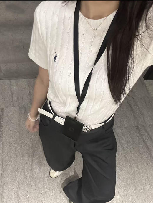 经典款！拉夫这件麻花短袖也太好看了吧！ 商品图3