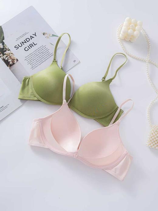 【GZ】无忧购49元2件前扣聚拢内衣无痕小胸不空杯U型大露背超薄文胸（截单后3-5天发货) 商品图5