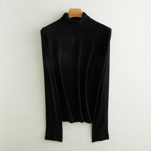 weyo秋冬新款女软糯德绒保暖修身舒适高领衫保暖打底T恤880084、880085 商品图4