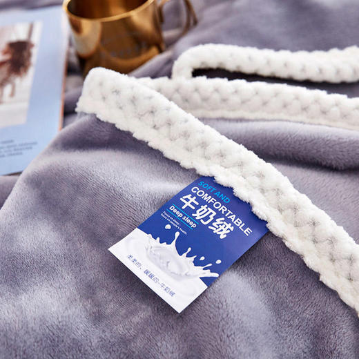 百丽安娜牛奶绒四季毯180*200cm 商品图5