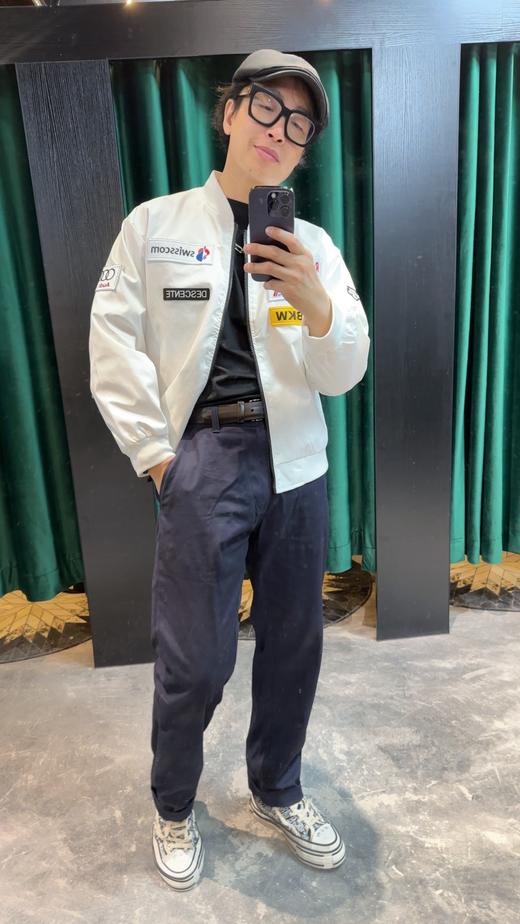 迪&桑&特 国家队 联名系列机能户外男女夹克风衣棒球服外套(波哥蕾姐都是绿色M 白色S) 商品图4