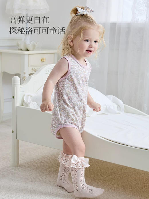 Domiamia 针织无袖肩开包屁衣 商品图2