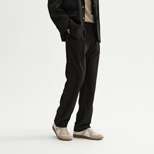 CHINISM赤尘 通勤都市系列黑色休闲西裤男春季新款美式宽松直筒裤 商品图4