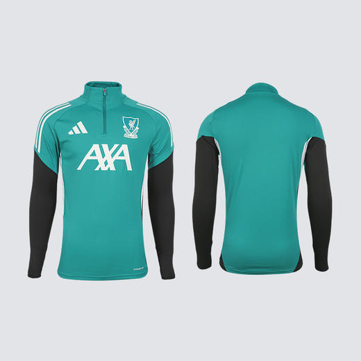 小李子ADIDAS阿迪达斯利物浦半拉链长袖运动训练服成人男JV9004 商品图4