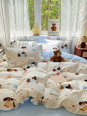 【YW】无忧购100%纯棉可爱卡通印花四件套（截单后3-5天发货)