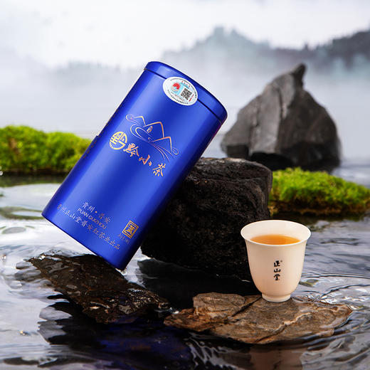 正山堂普安红 黔小茶蓝罐 骏眉中国特级红茶正宗贵州大叶种茶叶罐装100g 商品图6