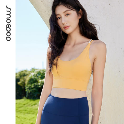 水沐伊朵运动女健身衣透气一体式薄款背心有弹力瑜伽50209 商品图4