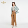 乔万尼新品2025秋休闲感复古挺括风衣撞色短款外套ED1B916 商品缩略图1