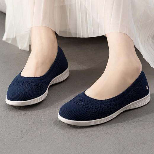斯凯奇ON-THE-GO DREAMY系列   海军蓝女士浅口单鞋 商品图4