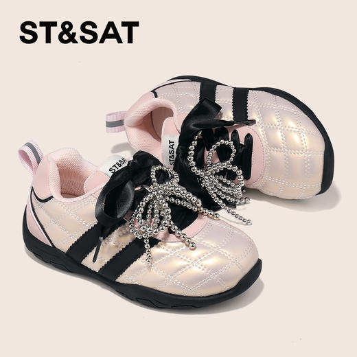 【童鞋】星期六时尚菱纹格芭蕾风女童德训鞋SSD3192UD1 商品图7