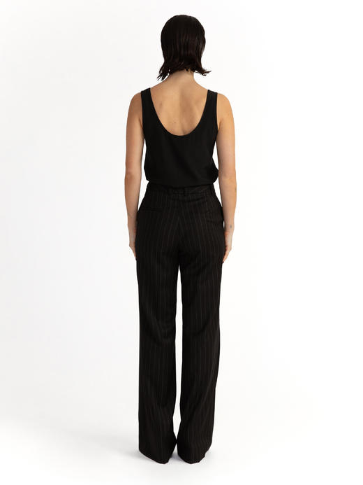 FREY｜TR087 BORDEAUX trousers [ 黑条纹 ] 商品图2