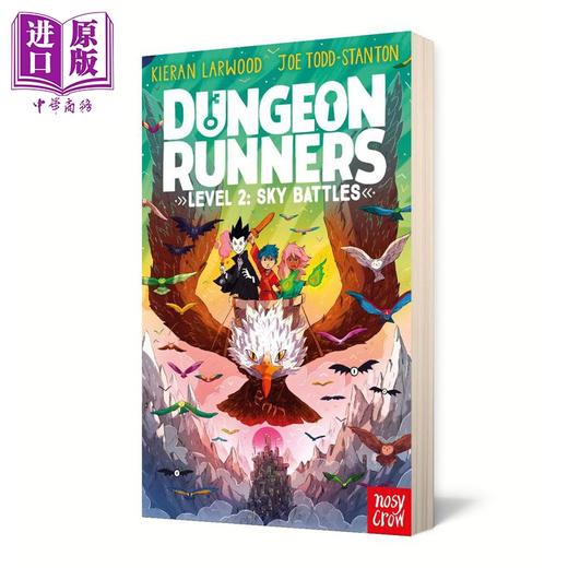 【中商原版】奔跑者2 Dungeon Runners Sky Battles 英文原版 小初文学 儿童文学 奇幻冒险小说 章节故事书 情节丰富 插图精美 商品图1