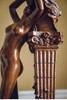 【已售】独角鹿西洋古董 1892年代法国雕塑家Albert Félix Mulot签名创作人物主题胡桃木雕塑《盲目的爱情》 商品缩略图3