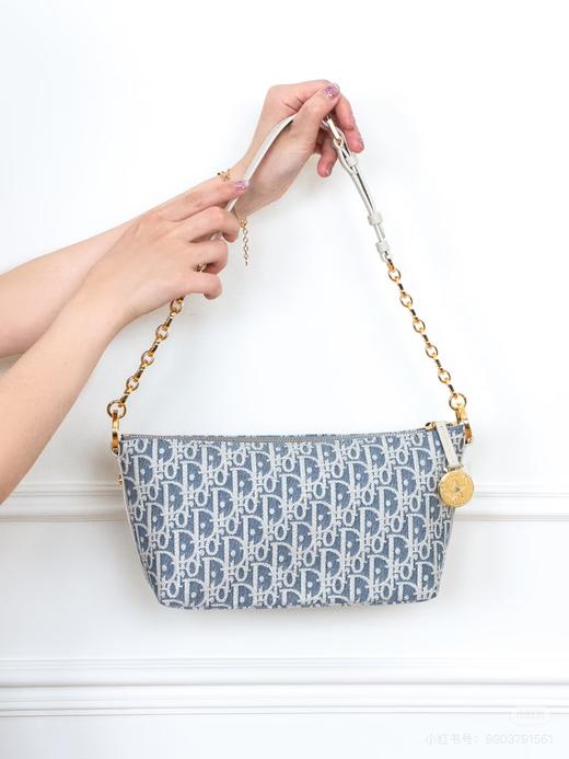 迪*奥新款老花色hobo腋下包 商品图0