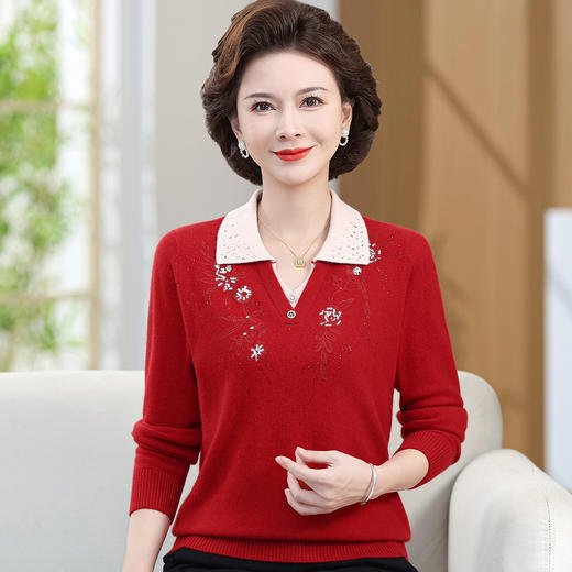 W087-58116-165-278妈妈装秋 商品图3