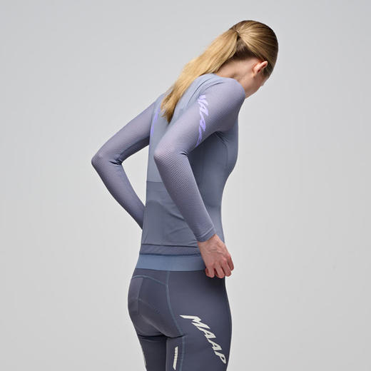 MAAP 女士 Emerge LS Jersey 星河紫 长袖骑行服 商品图1