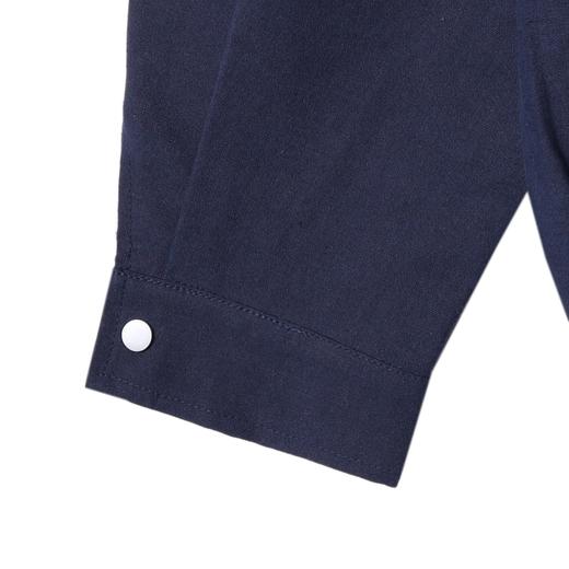 41239SDSA男士秋冬新款痞帅男装翻领宽松复古外套拼接设计感百搭上衣 商品图4