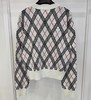 女款格纹logo针织毛衣007 商品缩略图1