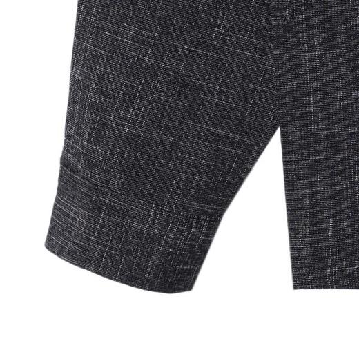 23139SDSA男士秋冬新款痞帅男装简约撞色不规则翻领长袖衬衫百搭衬衣 商品图4