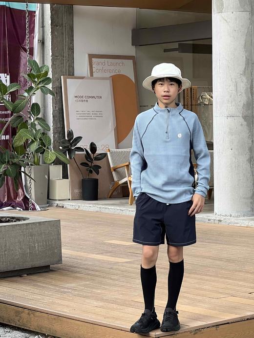 换季刚需！2825法拉利红华夫格外套！儿童亲子半拉链外套！ 商品图3