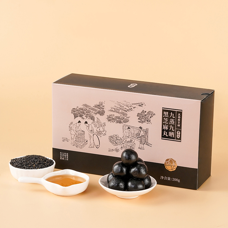 正安·九蒸九晒黑芝麻丸 传统工艺  九蒸九晒  香醇浓郁