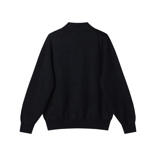 M055SDSA男士秋冬新款痞帅男装潮牌纯色polo翻领针织衫休闲百搭毛衣 商品图5