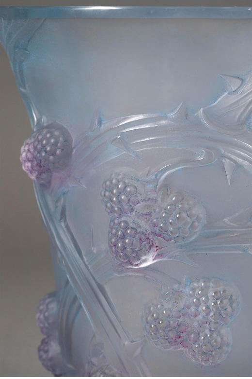 独角鹿西洋古董 法国顶级水晶工坊莱俪LALIQUE设计出品「MURES 黑莓」 商品图4