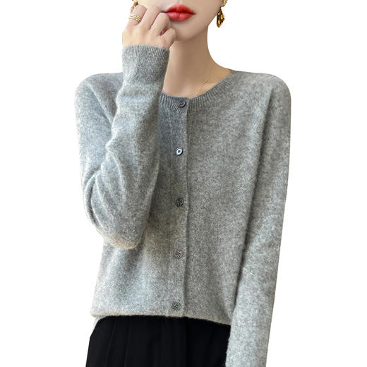 任选2件-30元 【100%美利奴羊毛】衣本素 【无缝一体织造】羊毛开衫 多色可选 商品图3