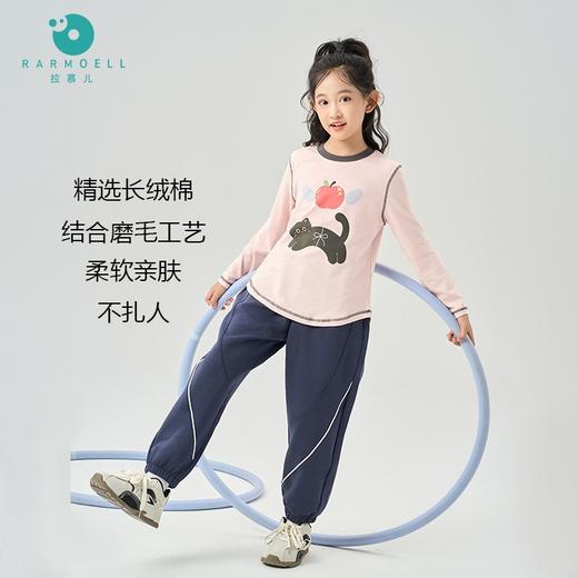 Rarmoell拉慕儿休闲撞色麻丝T恤25107小公主衣柜的必备款 商品图4