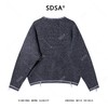 72582SDSA男士秋冬新款痞帅男装时尚撞色缝线圆领针织衫毛衣休闲百搭 商品缩略图5