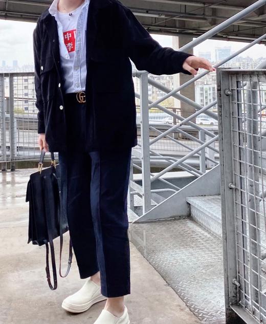 古家经典双G扣牛皮腰带 商品图6