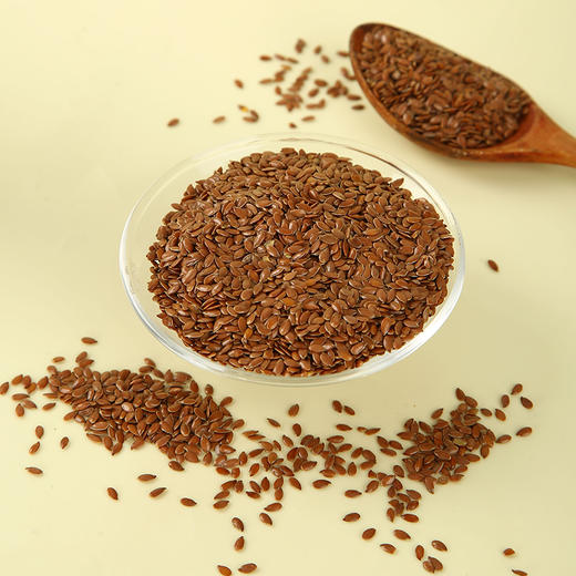 有机棕色色亚麻籽 有机黄色亚麻籽生亚麻籽500克/罐【京东快递送货上门】 商品图4