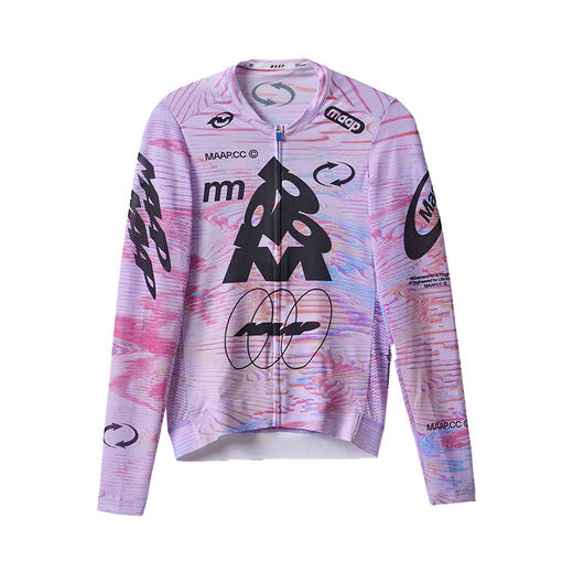 MAAP 男士 Chroma系列 Pro Air 3.0 旋风紫 长袖骑行服 商品图5