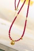 2.5-3.5mm红宝石珠串项链 商品缩略图2