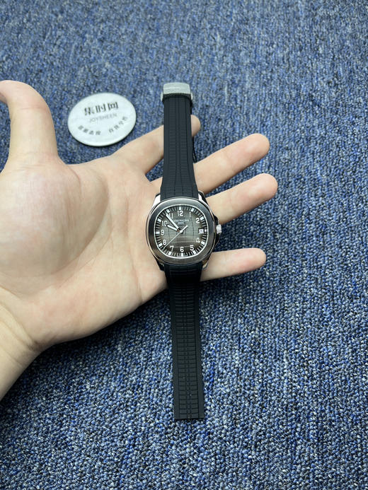 百达翡丽海底探险者系列 银手雷 PP5167 "黑毒液手雷"改装表 男士腕表 商品图8