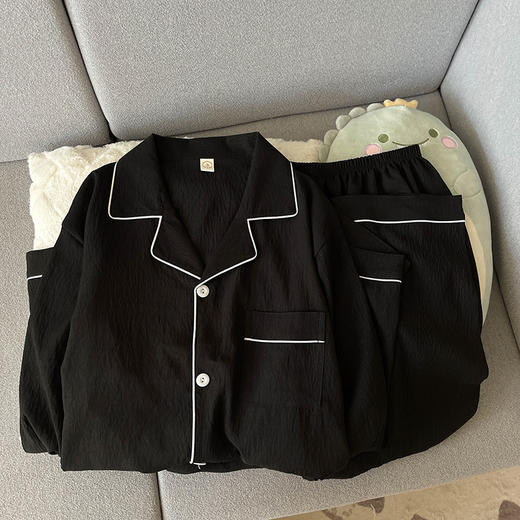 【GZ】无忧购云朵棉男士睡衣长袖长裤简约纯色外穿家居服睡衣（截单后7天发货) 商品图2