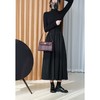【王炸小黑裙】设计感中线半高领小黑裙 优质拉绒针织面料➕2米仿缎面裙摆 立体裁片，穿出小蛮腰 商品缩略图2