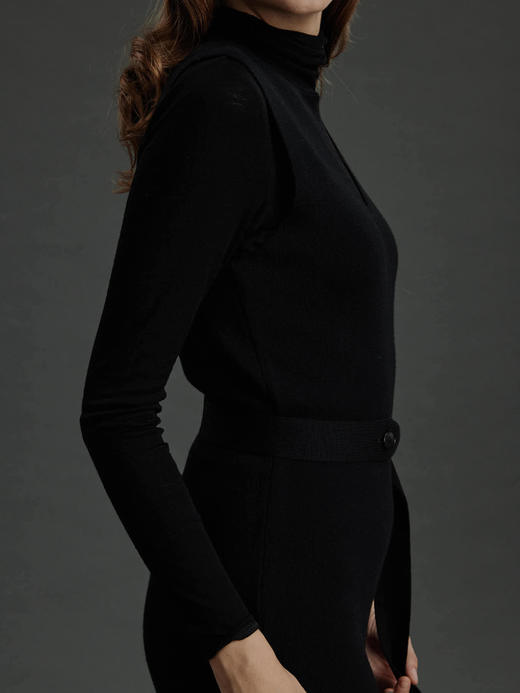 FREY｜KT058 PORTO knit dress [ 黑 ] 商品图3