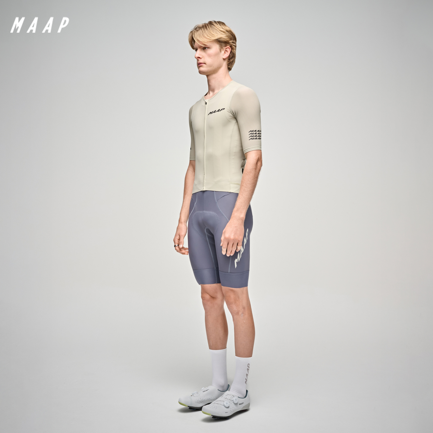 MAAP 男士 Emerge Team Bib Evo 雾霭蓝 骑行短裤