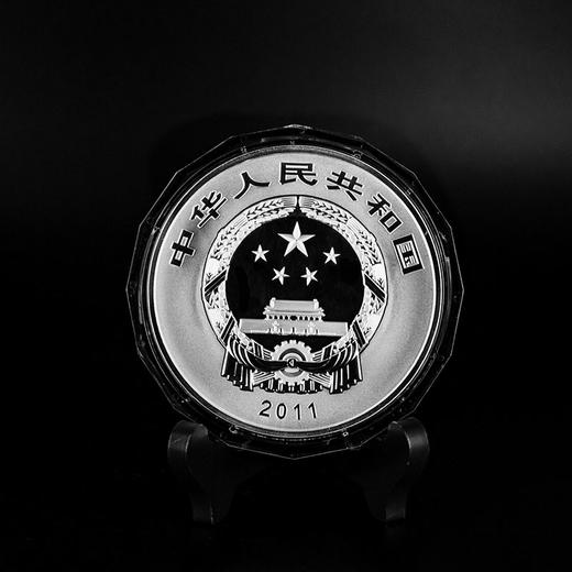 2011年世界文化遗产天地之中登封少林寺1公斤银币 天地之中公斤银币 商品图5