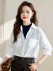 【秋新品】古泥品牌5872 100%棉加绒秋冬长袖衬衫-喜出 商品缩略图3