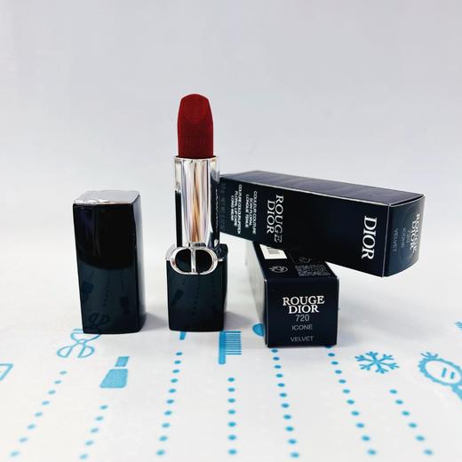 Dior 迪奥烈艳蓝金丝绒/缎光口红#720（658942）（658454） 商品图1