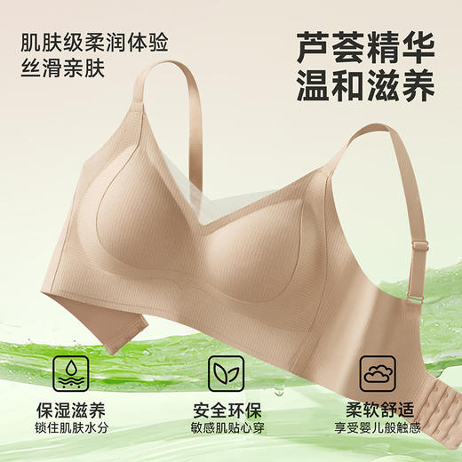 【89元/2件 单拍不发货】轻存反重力MAX | 芦荟润肤无痕文胸 商品图1