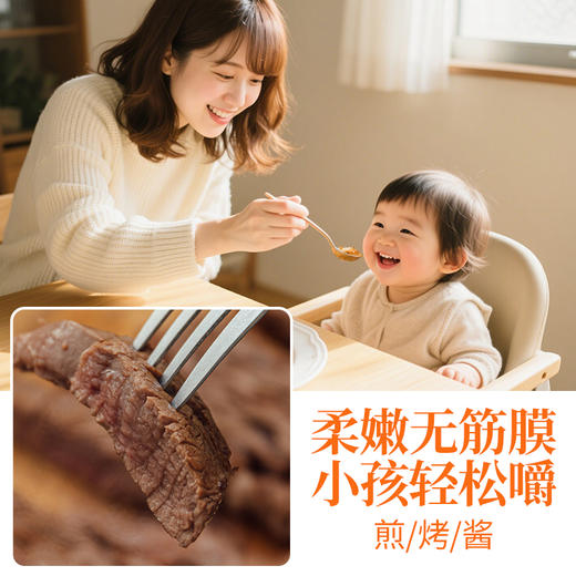痩龙内蒙有机原切菲力牛排200g 原切牛排 低碳高蛋白 纯瘦无筋 清真低碳生酮 商品图7