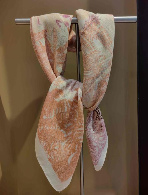 优品堂『花影摇曳2』90x90方巾 商品图9