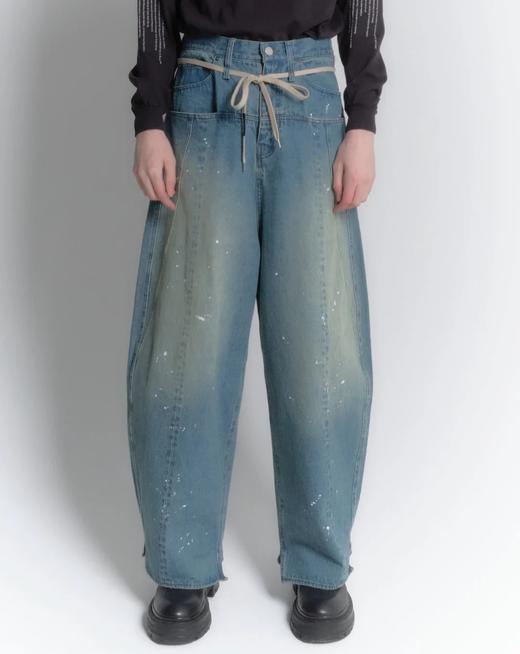 WIZZARD  AGING BAGGY DENIM PANTS 牛仔裤 商品图0